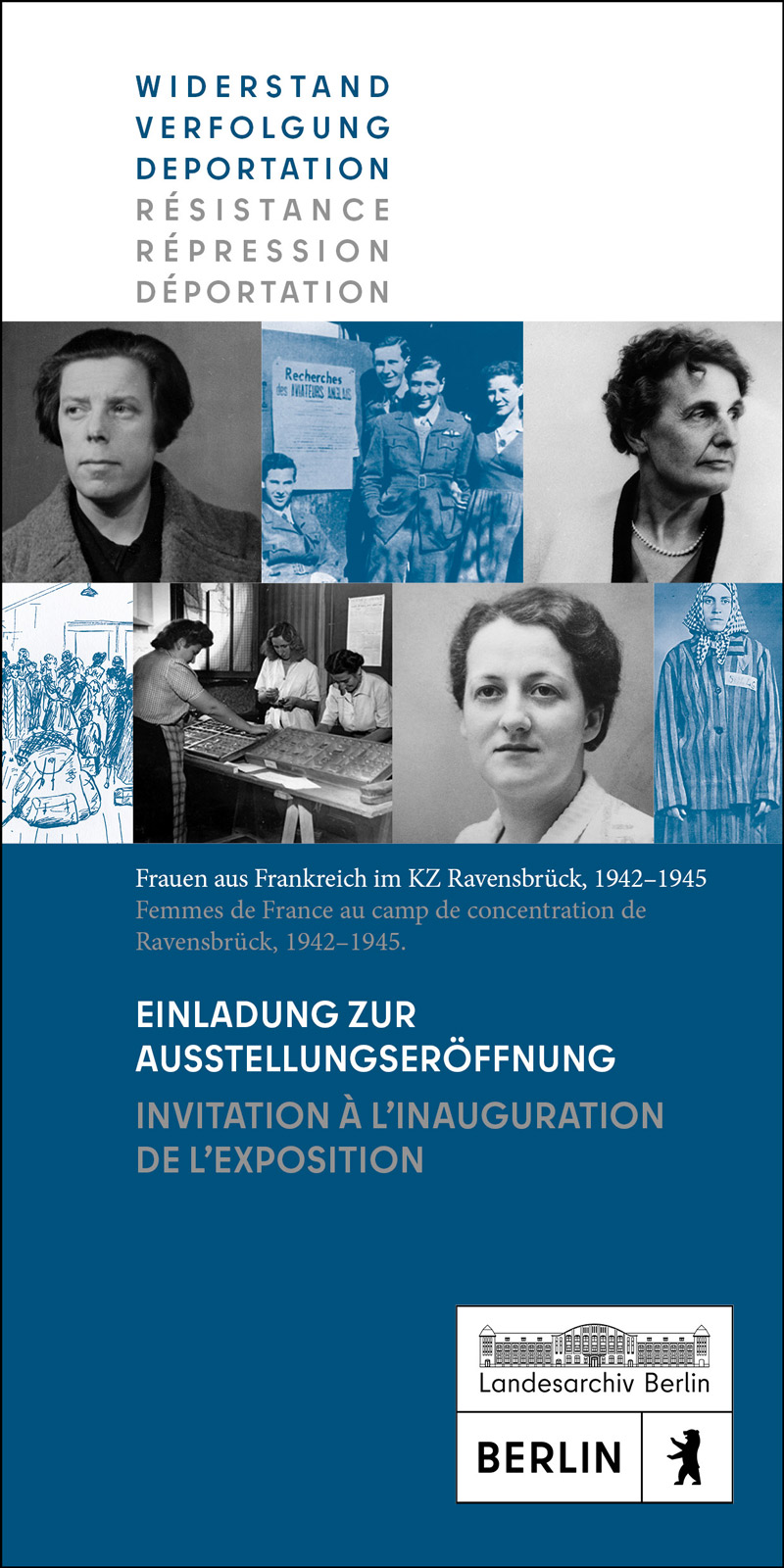 Einladungsflyer zur Ausstellung